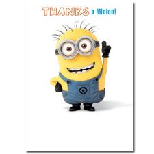 Thanks A Minion Thank You Card
